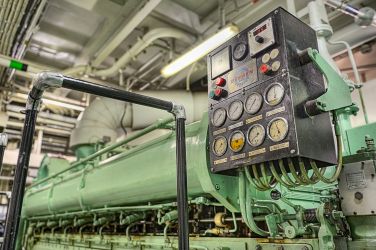 Imagefotografie für Hurtigruten - im Motorenraum