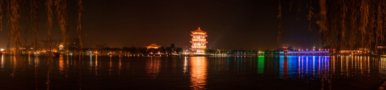 Schau im Themenpark Tang-Paradise in Xian