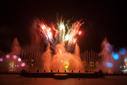 Schau im Themenpark Tang-Paradise in Xian