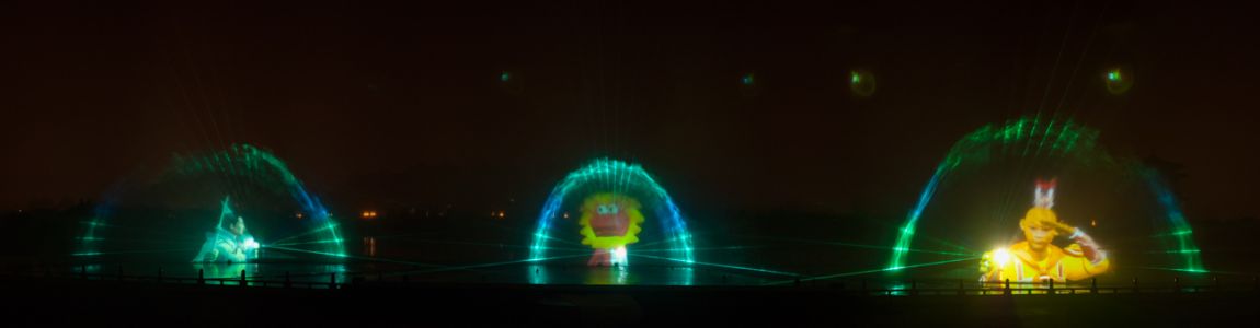 Schau im Themenpark Tang-Paradise in Xian