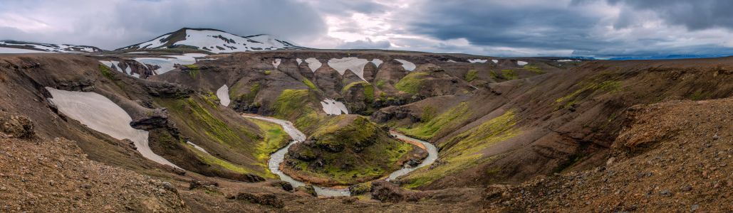 Atemberaubende Landschaft in Island