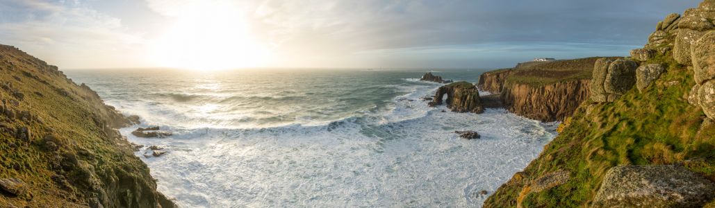 Küstenpanorama in Cornwall