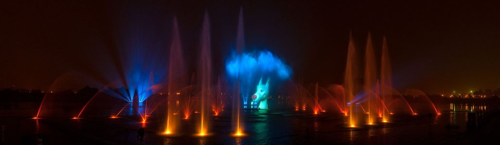 Schau im Themenpark Tang-Paradise in Xian